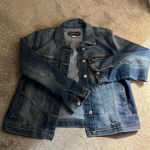 Maurices plus size denim jacket as 1x